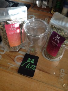 Yoga Tea & Flexibilitea with Steeping Glass from T-tox